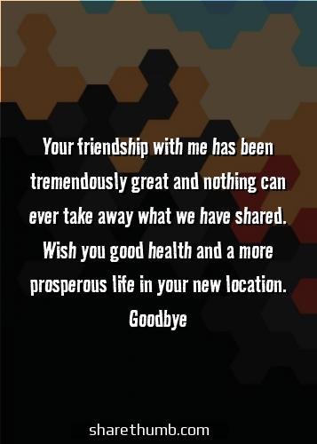 goodbye to friends letter